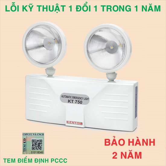 Đèn sạc chiếu sáng khẩn cấp KT750 PIN