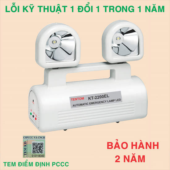 Đèn sạc khẩn cấp KT 2200EL Kentom