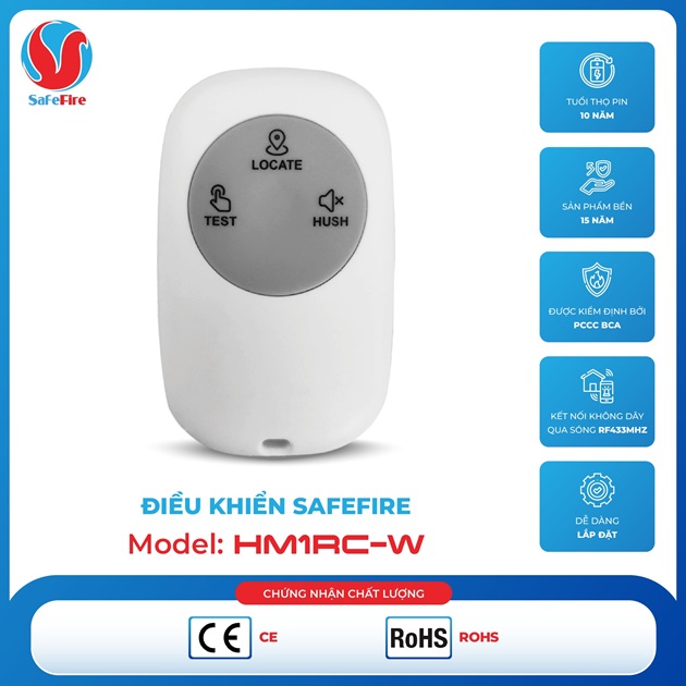 Điều khiển không dây Safefire HM1RC-W