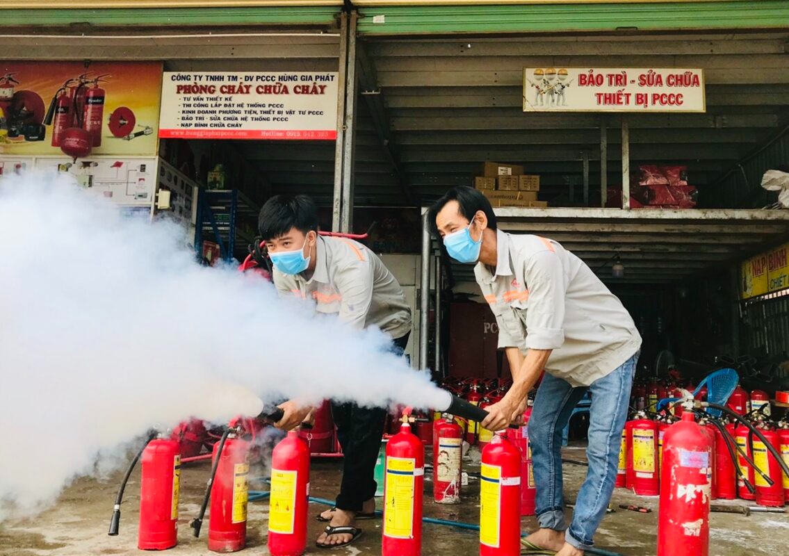 Khi áp suất bình giảm xuống dưới mức quy định, hiệu quả chữa cháy sẽ không còn đảm bảo.