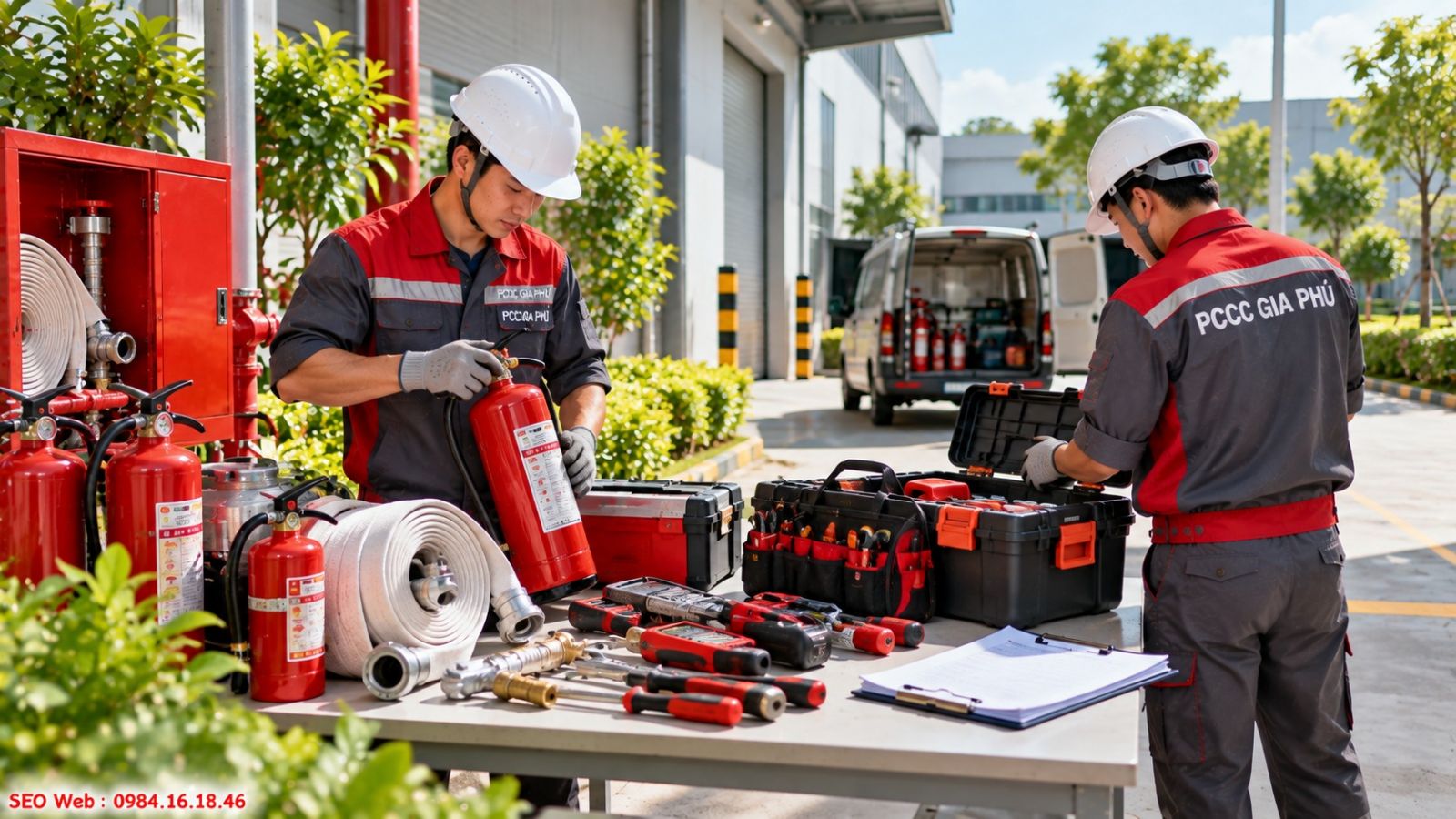 Nhân lực và dụng cụ phù hợp giúp bảo trì PCCC an toàn, chính xác