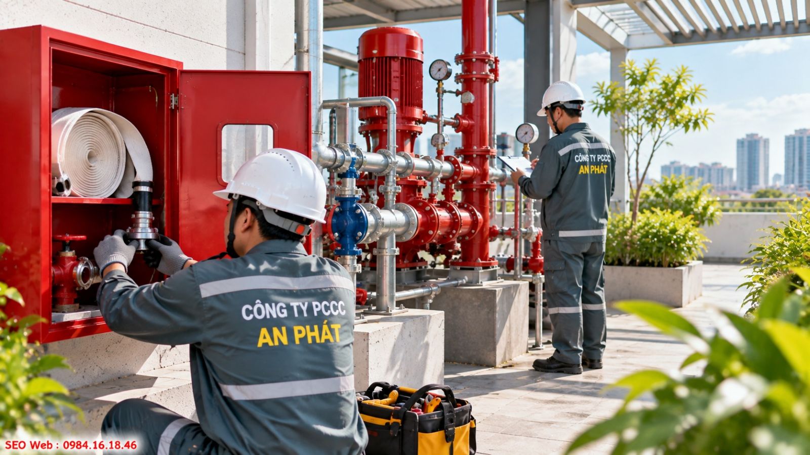 An Phát kiểm tra và bảo dưỡng hệ thống PCCC định kỳ