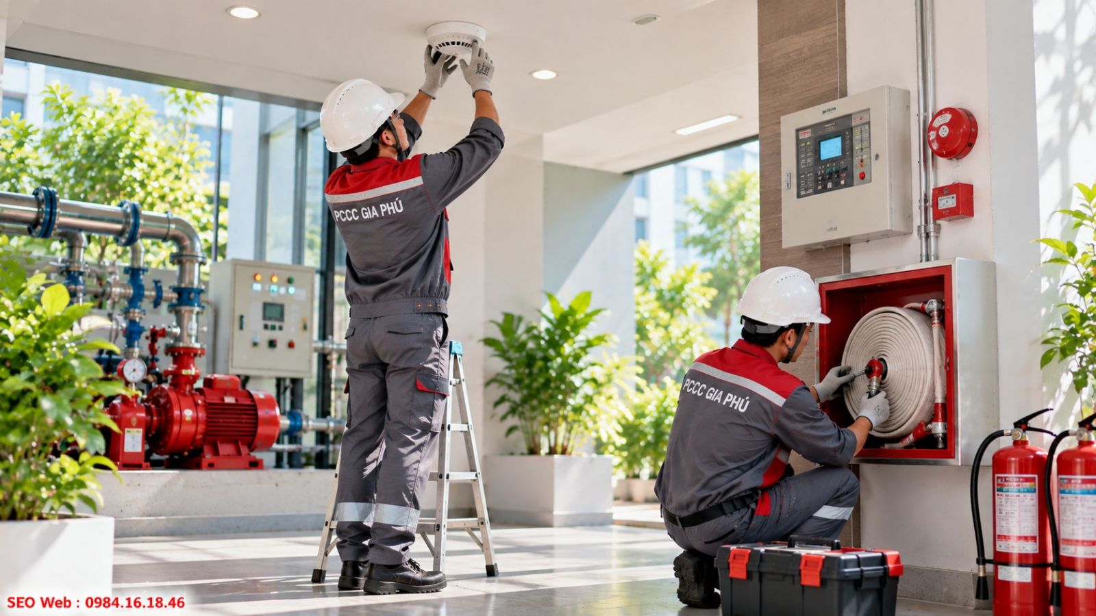 Các hạng mục bảo trì được kiểm tra theo từng hệ thống PCCC
