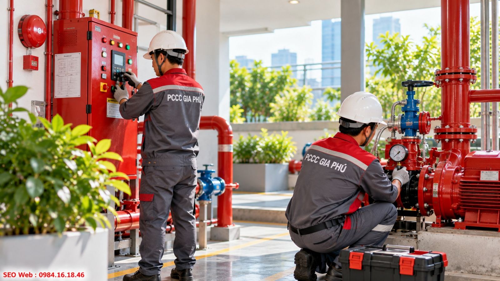 Bảo trì PCCC gồm kiểm tra, bảo dưỡng và xử lý thiết bị