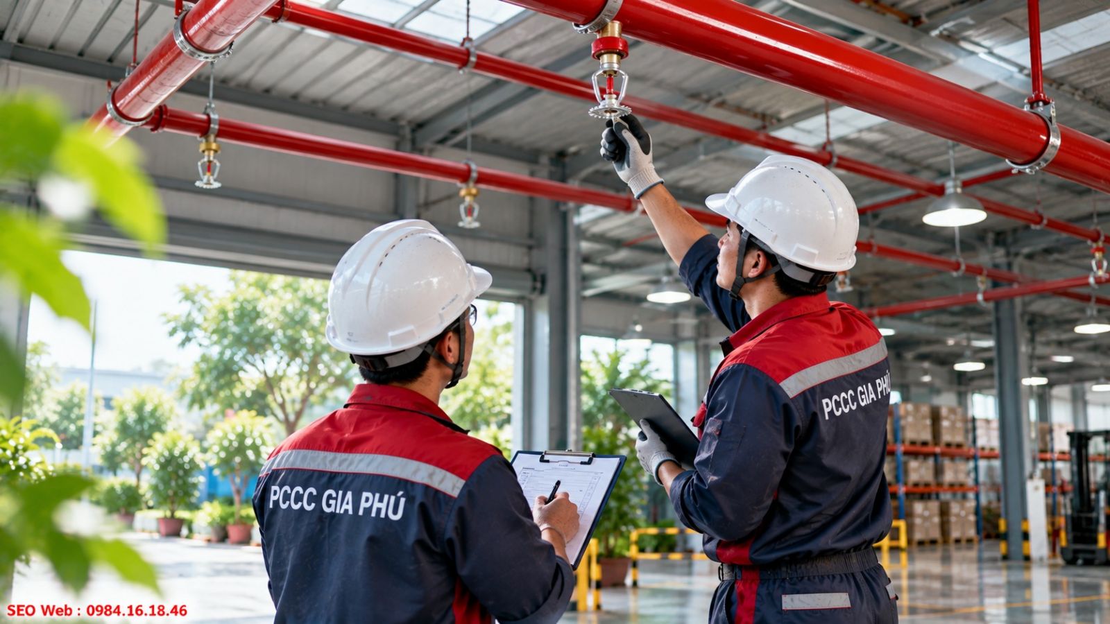 Kiểm tra sprinkler giúp phát hiện rò rỉ, ăn mòn và giảm áp