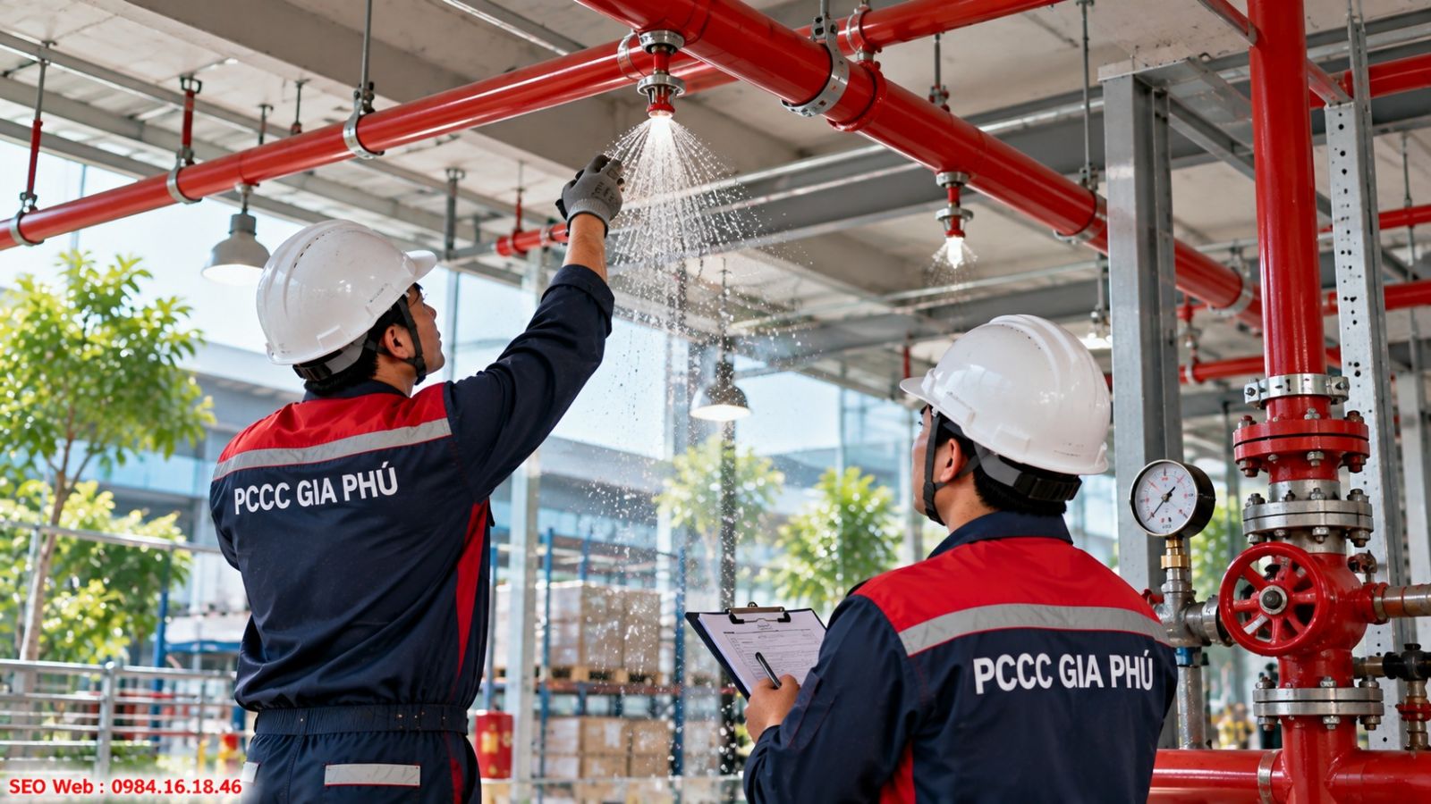 Thử hệ thống tự động giúp đánh giá khả năng kích hoạt khi cháy