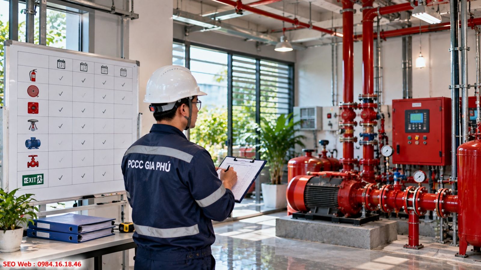 Mỗi hệ thống cần lịch kiểm tra riêng theo điều kiện vận hành