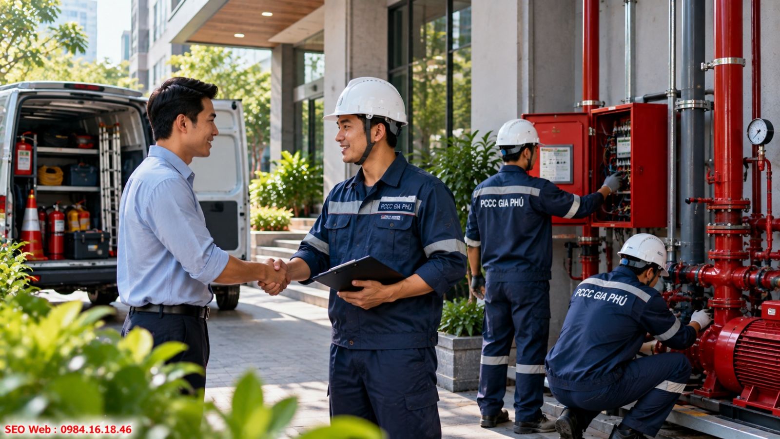 Gia Phú hỗ trợ khảo sát kiểm tra và bảo trì hệ thống PCCC
