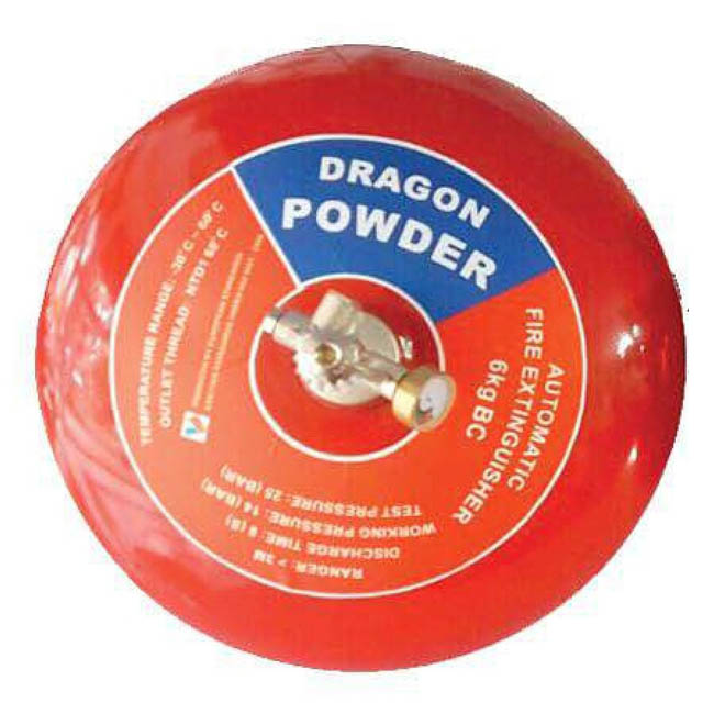 bình cầu chữa cháy tự động Dragon XZFTBL6 bột ABC 6kg