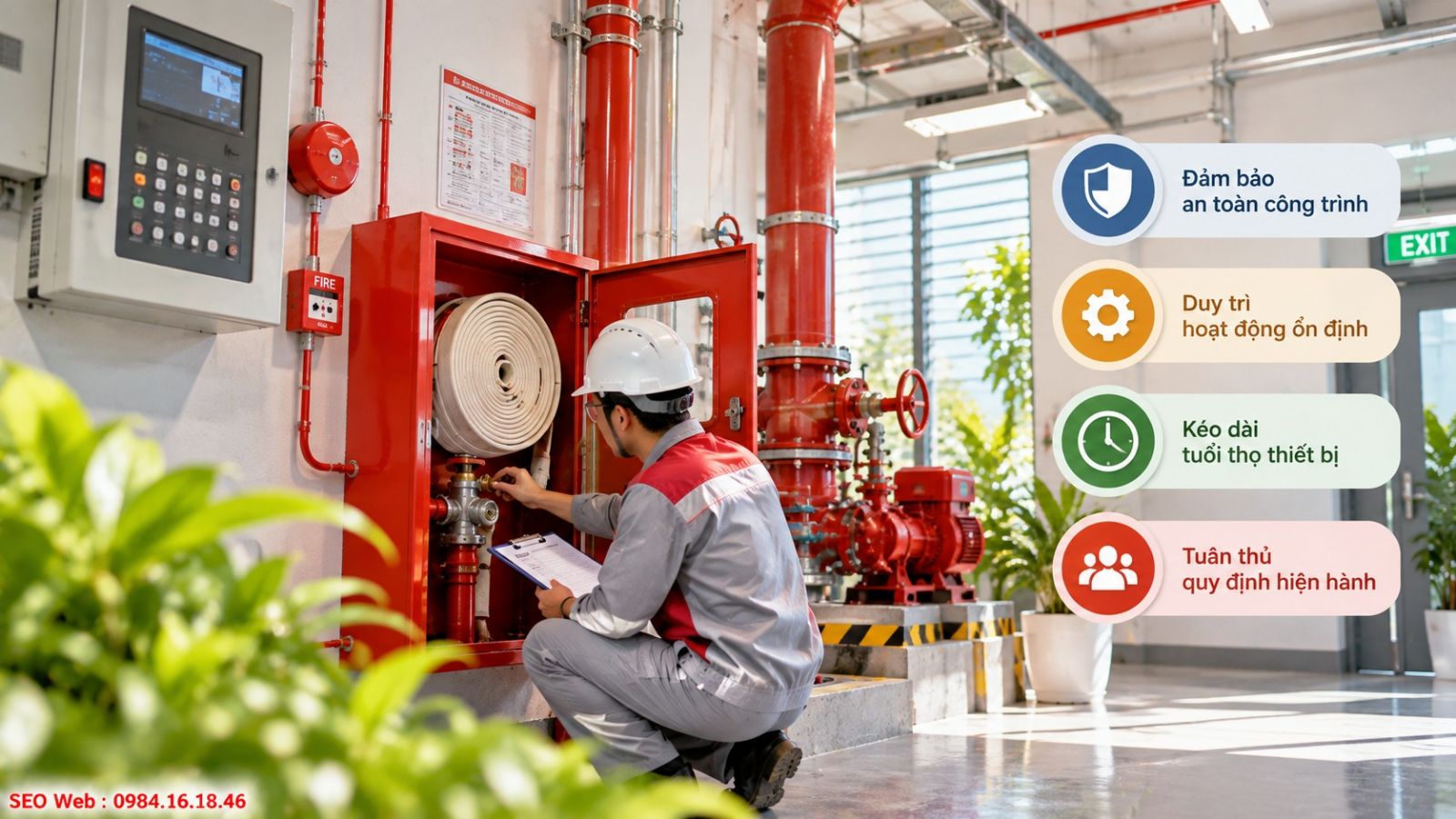 Bảo trì định kỳ giúp giảm rủi ro cháy và hỏng thiết bị