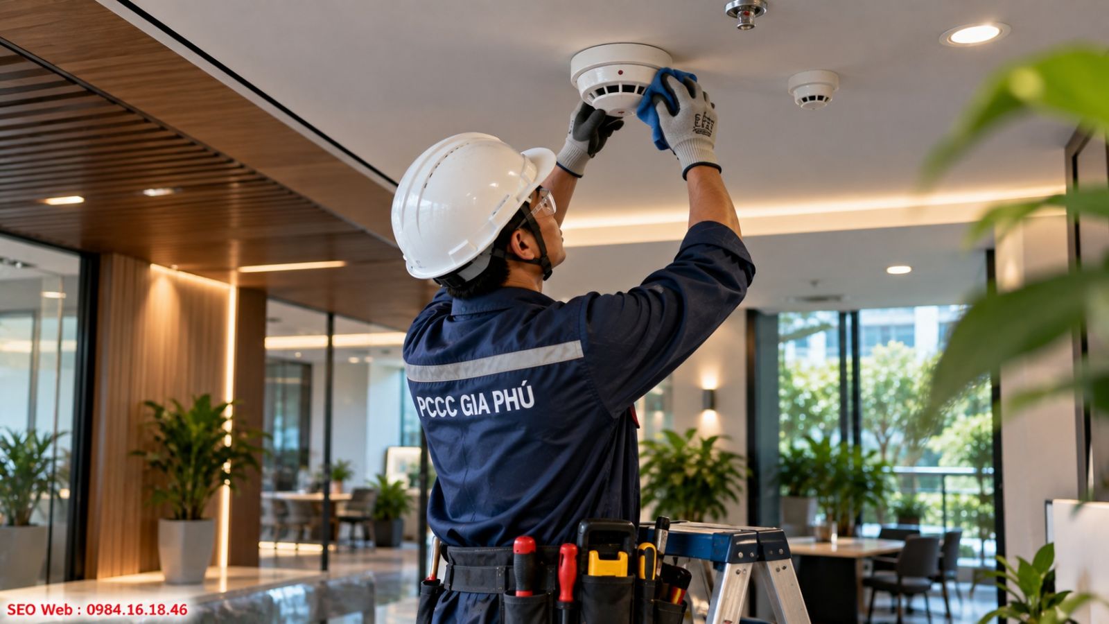 Làm sạch đầu báo giúp hạn chế bụi bẩn ảnh hưởng khả năng phát hiện