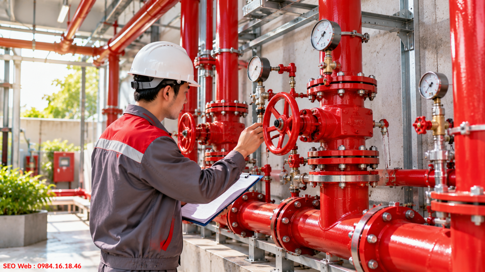 Đường ống kín và van hoạt động tốt giúp duy trì áp lực
