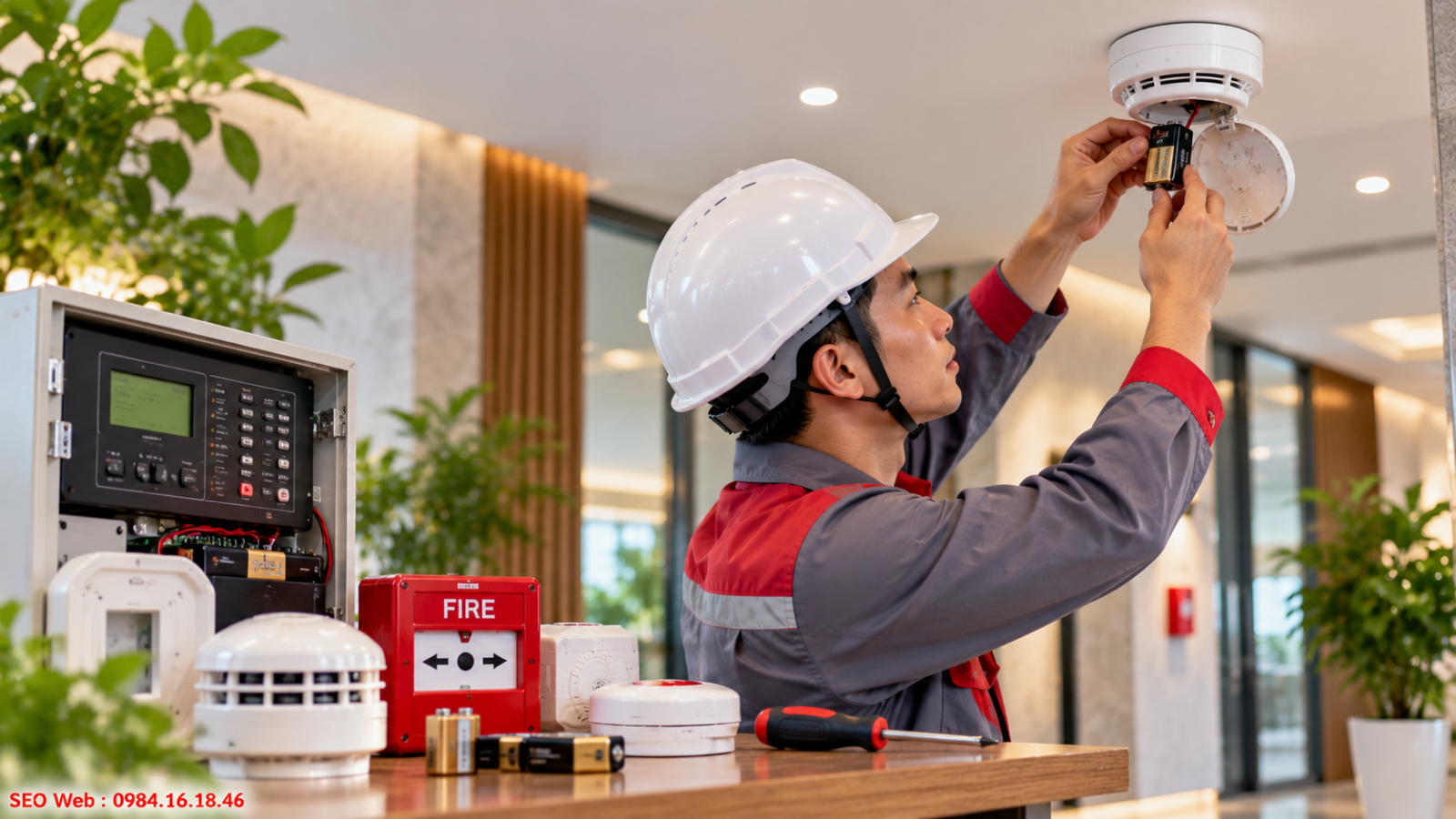Nguồn điện ổn định giúp thiết bị báo cháy duy trì hoạt động