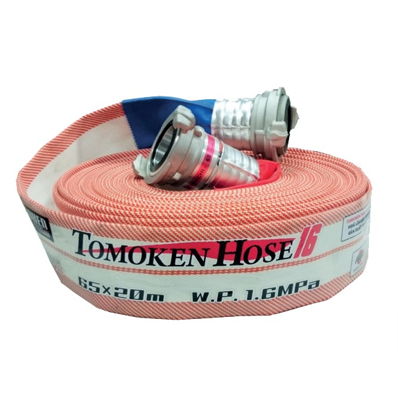 Vòi chữa cháy Tomoken D65 1.0 Mpa 20M (đã có khớp nối vòi)